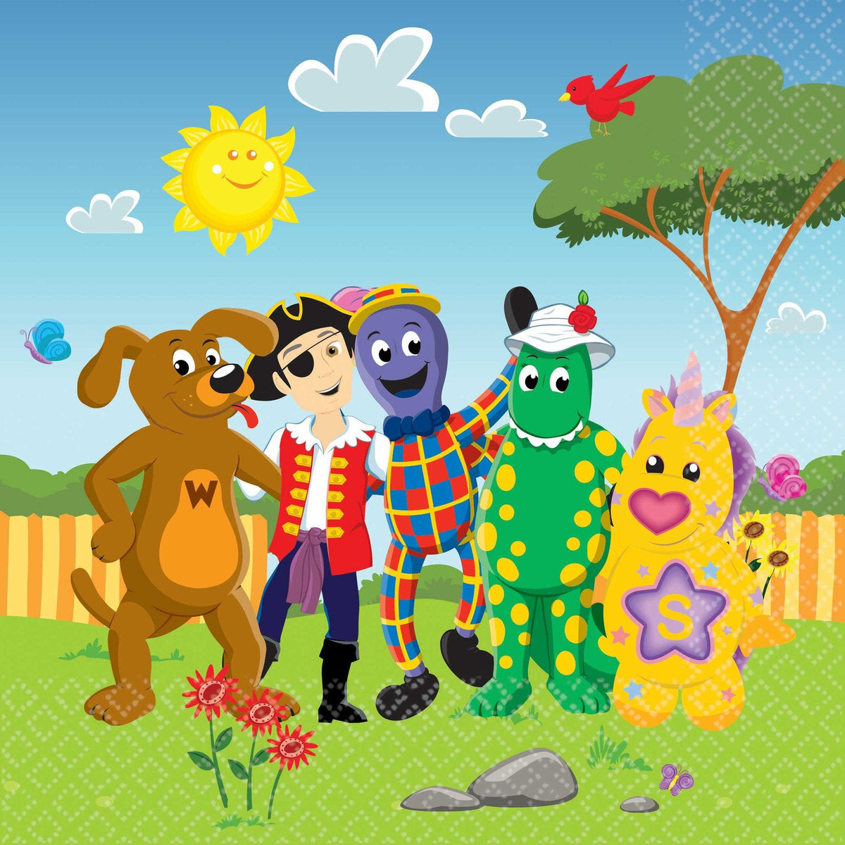16 The Wiggles Lunch Napkins