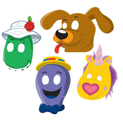 8 The Wiggles Paper Masks