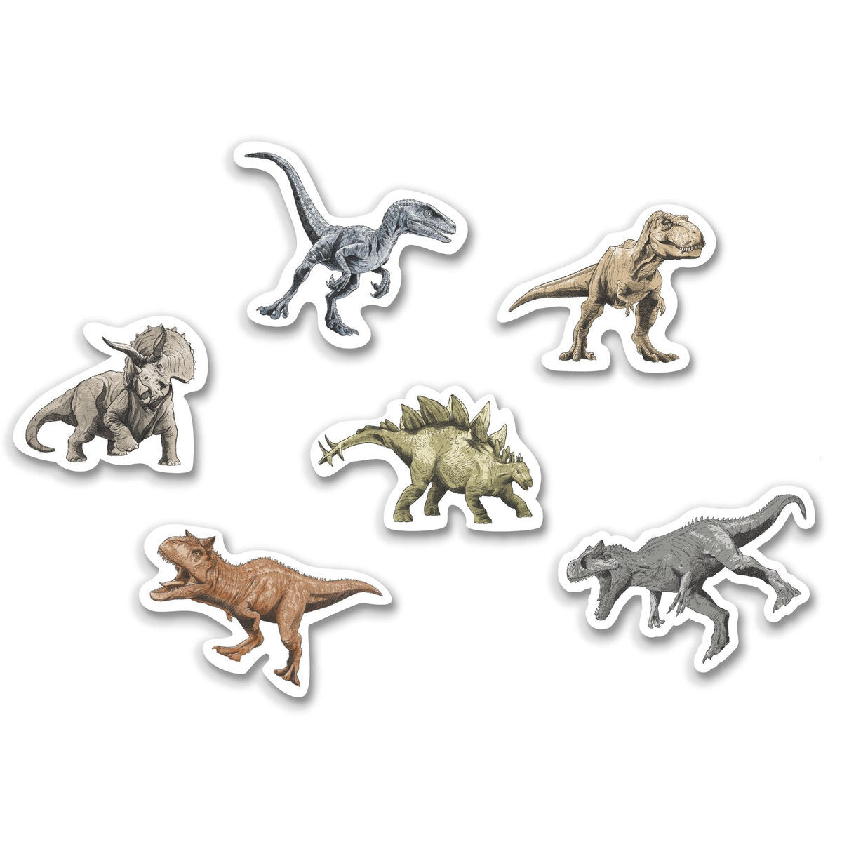 6 Jurassic Into The Wild Erasers
