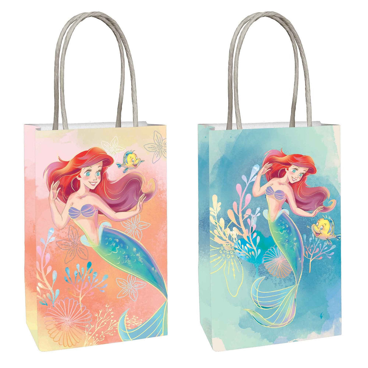 8 The Little Mermaid Paper Kraft Bags