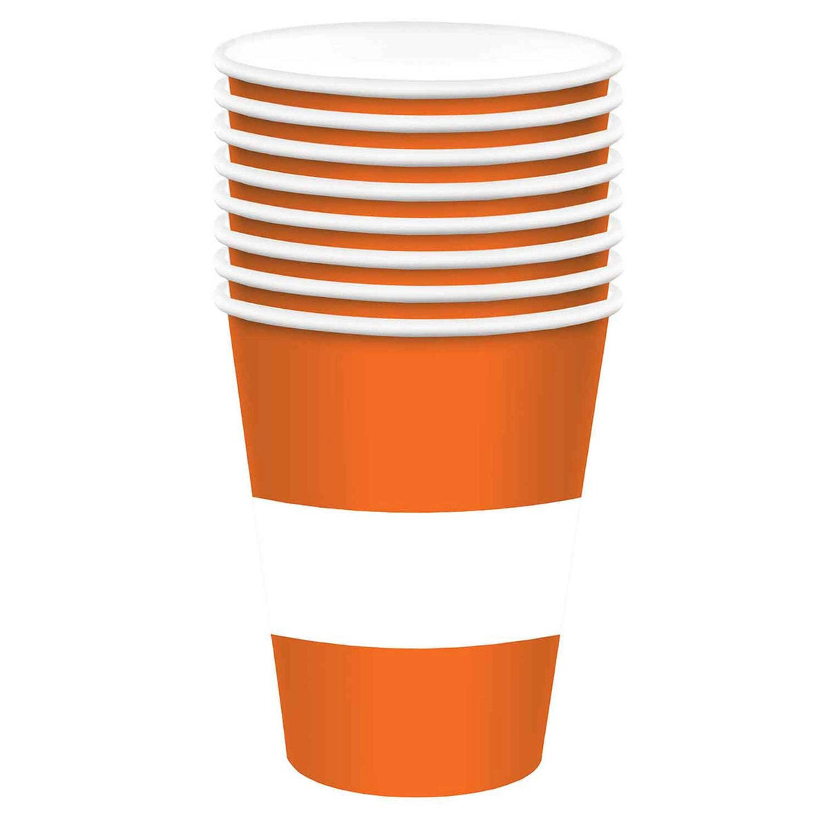8 Construction 9oz/266ml Paper Cups