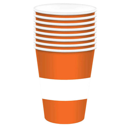 8 Construction 9oz/266ml Paper Cups