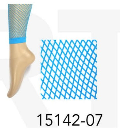 Fishnet Leggings (Light Blue) image 0