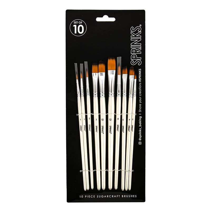 SPRINKS Sugarcraft Brush Set (10 pieces) image 0