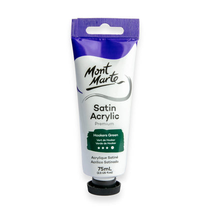 Satin Acrylic 75ml - Hookers Green image 0