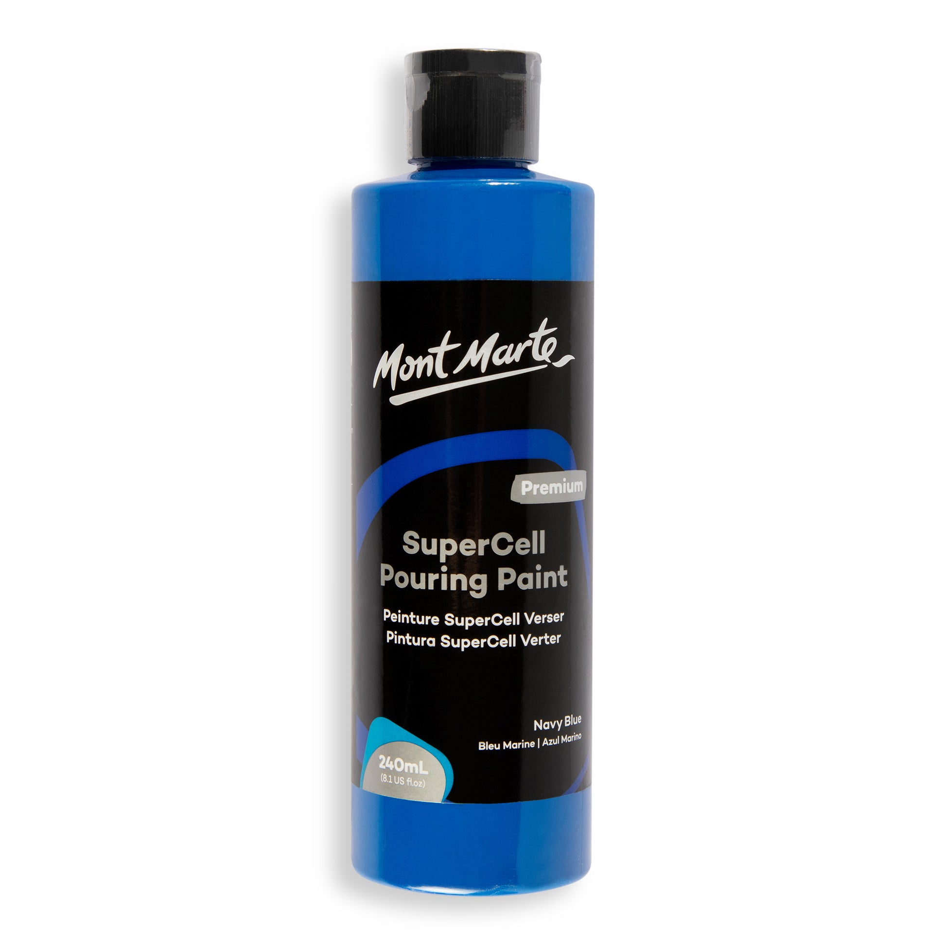 SuperCell Pouring Paint 240ml - Navy Blue image 0