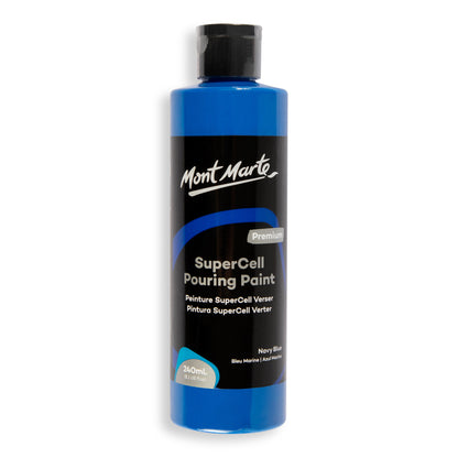 SuperCell Pouring Paint 240ml - Navy Blue image 0