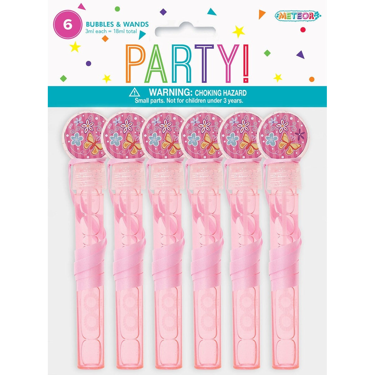 6 BUBBLES & WANDS - PINK image 0