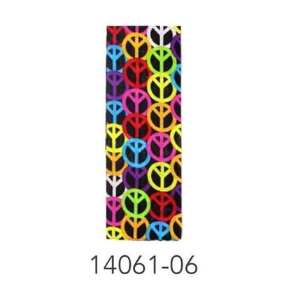 Bandana (Pattern) Rainbow Peace Signs image 0