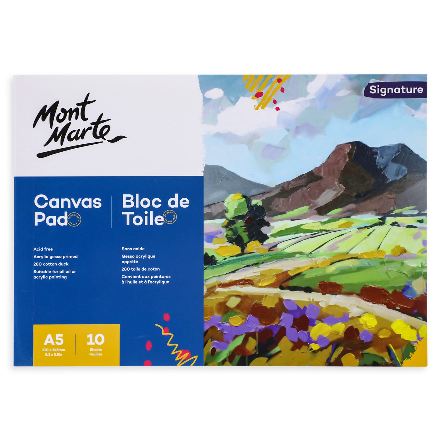 Canvas Pad A5 10 Sheets image 0