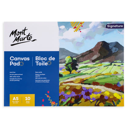 Canvas Pad A5 10 Sheets image 0