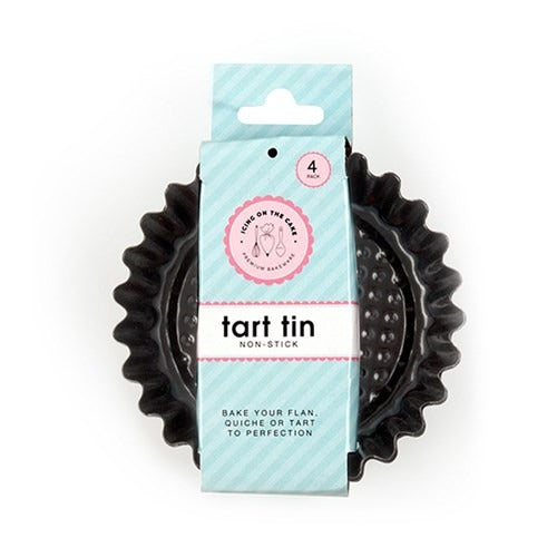Baking Tin Tart 4pk 9.5x2cm image 0