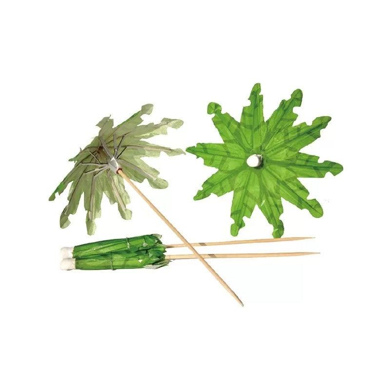 Green Coconut Tree Picks
