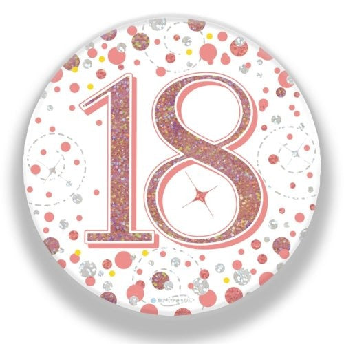 Sparkling Fizz Rose Gold Badge 75mm #18 image 0