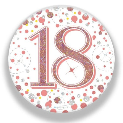 Sparkling Fizz Rose Gold Badge 75mm #18 image 0