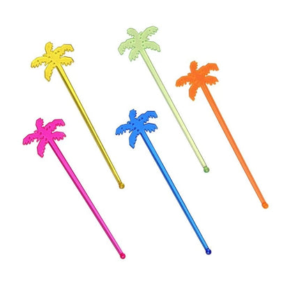 Coconut Tree Plastic Stirrers