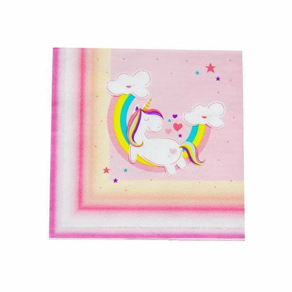 16 Unicorn Napkins image 0
