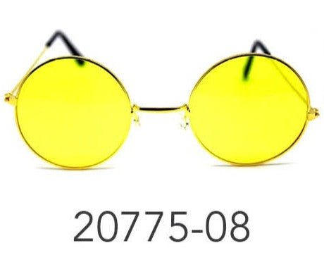 Party Glasses Hippie (S) (Yellow) image 0