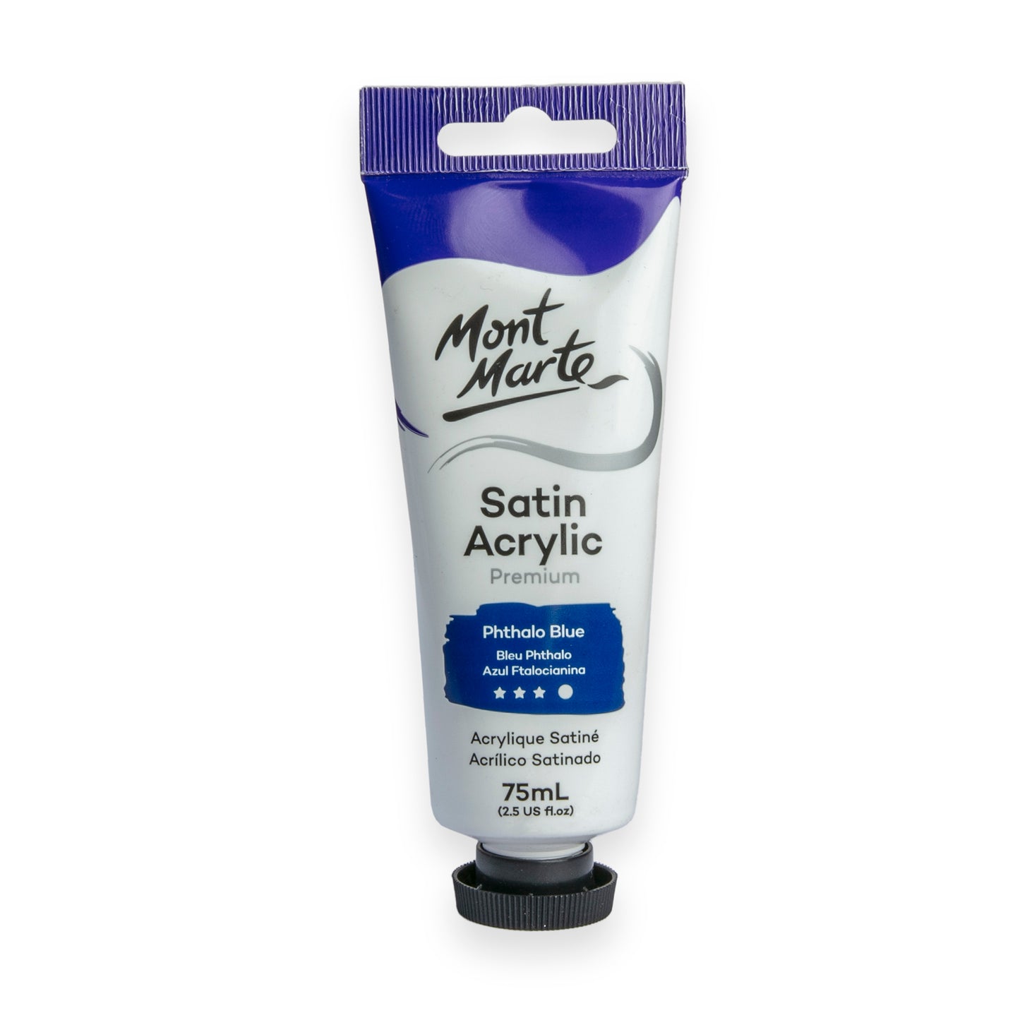 Satin Acrylic 75ml - Phthalo Blue image 0