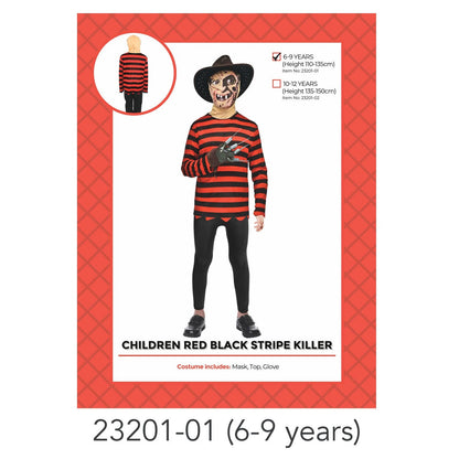 Childer Killer Stripe Costume 6-9 years image 0