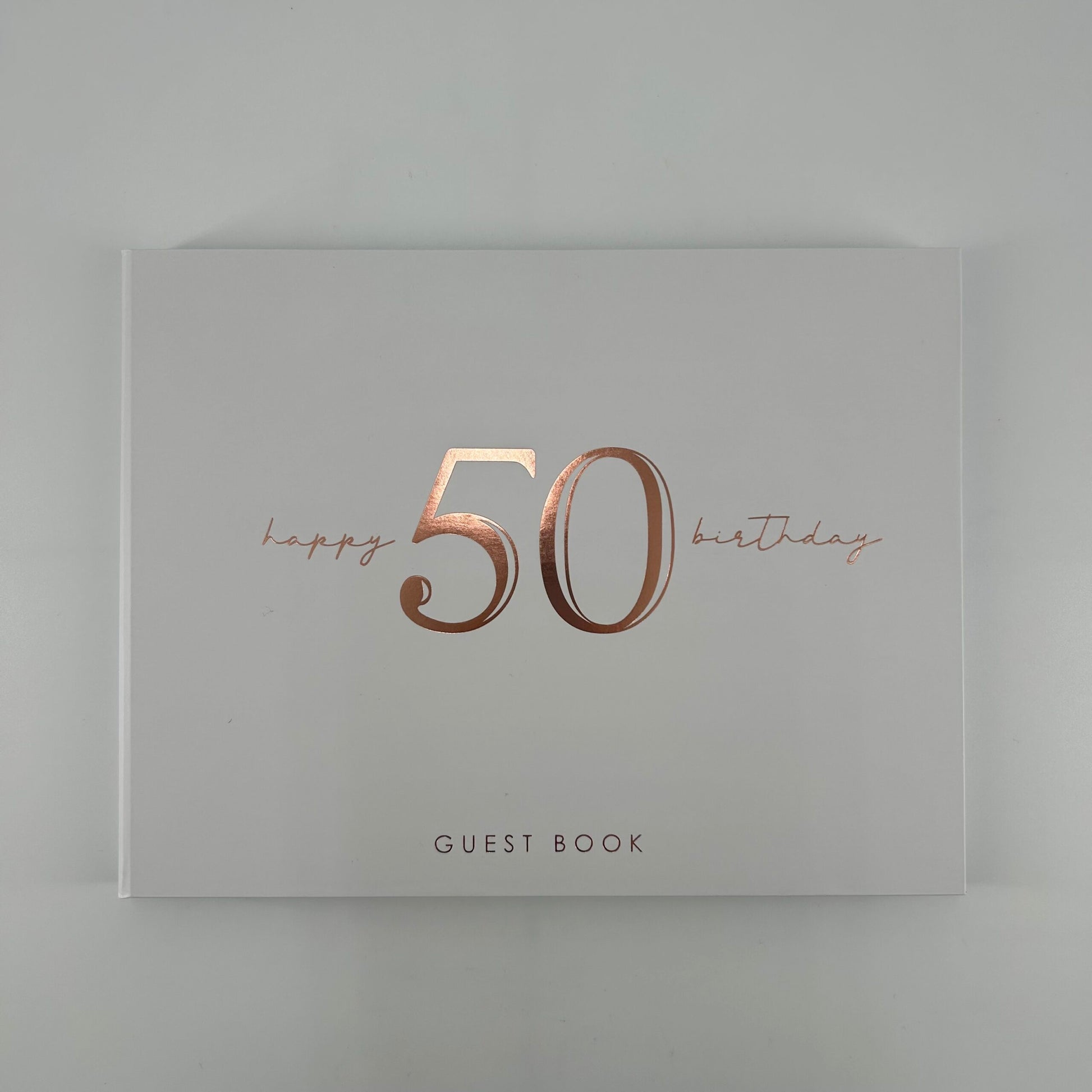 50TH ROSE GOLD GUEST BOOK image 0