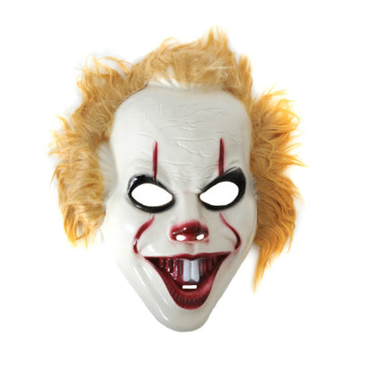 Plastic Mask (Evil Orange Hair Clown) image 0
