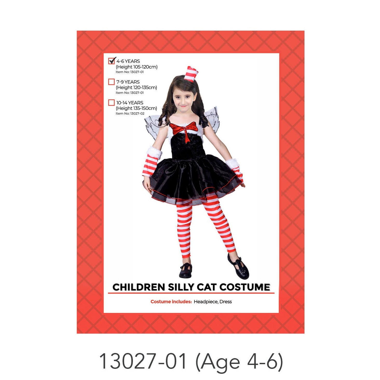 Children Silly Cat girl Dress 4-6 years image 0