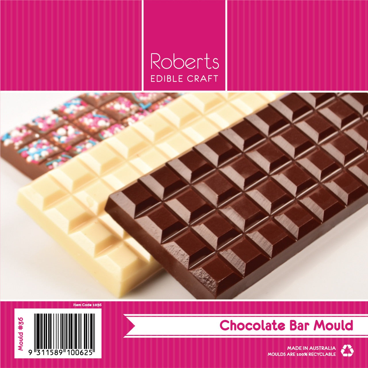 Mould 36-Asst Choc Bar w/board image 0