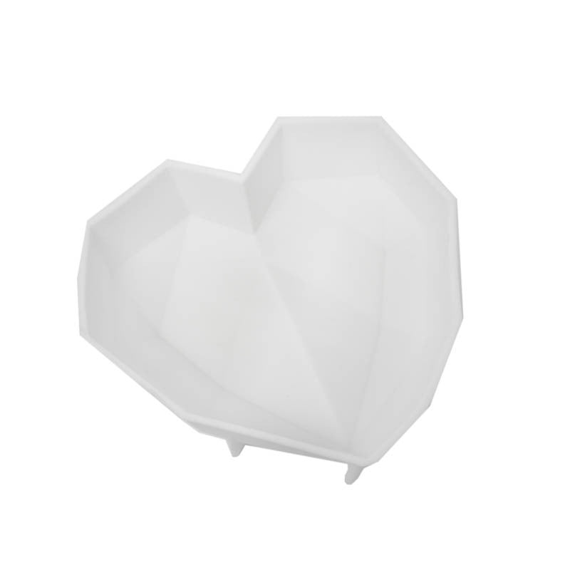 Silicone Mould - LARGE GEO HEART image 0