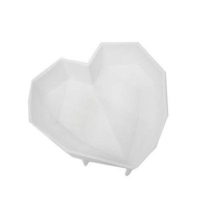 Silicone Mould - LARGE GEO HEART image 0