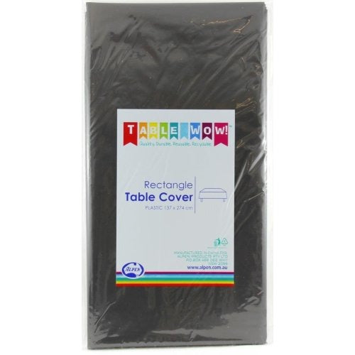 Black Rectangle Tablecover (137cm x 274cm) image 0