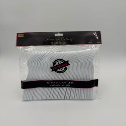 Reusable Plastic Forks - 48 Pk image 0