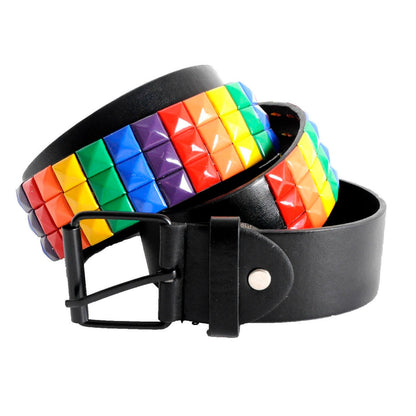 Rainbow Studded Belt image 0