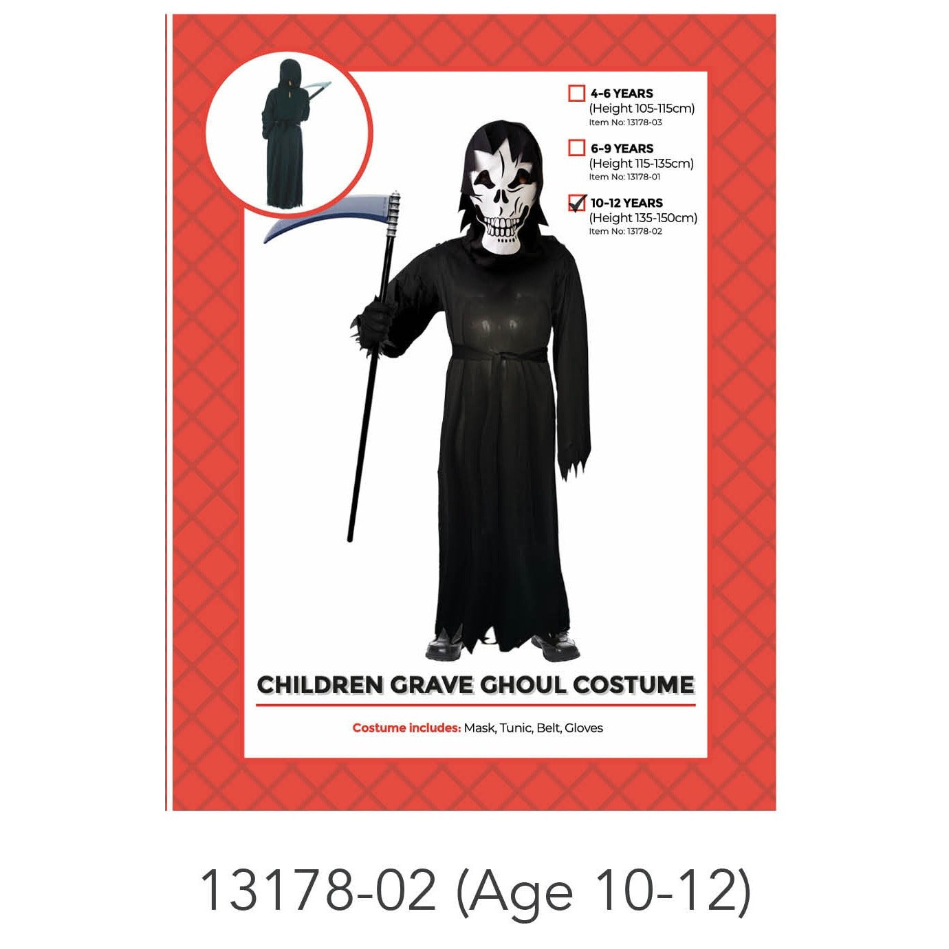 Children Grave Ghoul Costume (10-12 years) image 0