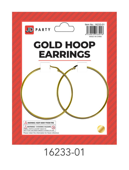 Gold Hoop Earrings image 0