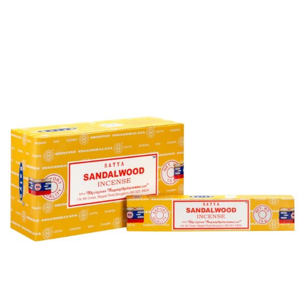 Satya Sandalwood Perfumed Agarbatti 15g image 0