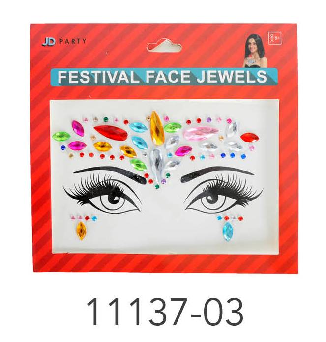 Face Jewels (Rainbow Tiara) image 0