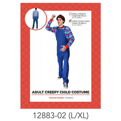 Adult Creepy Child Costume (L/XL) image 0