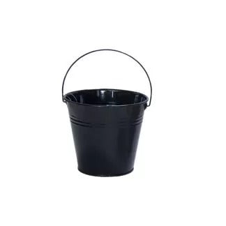 Mini Galvanized Bucket - Black image 0