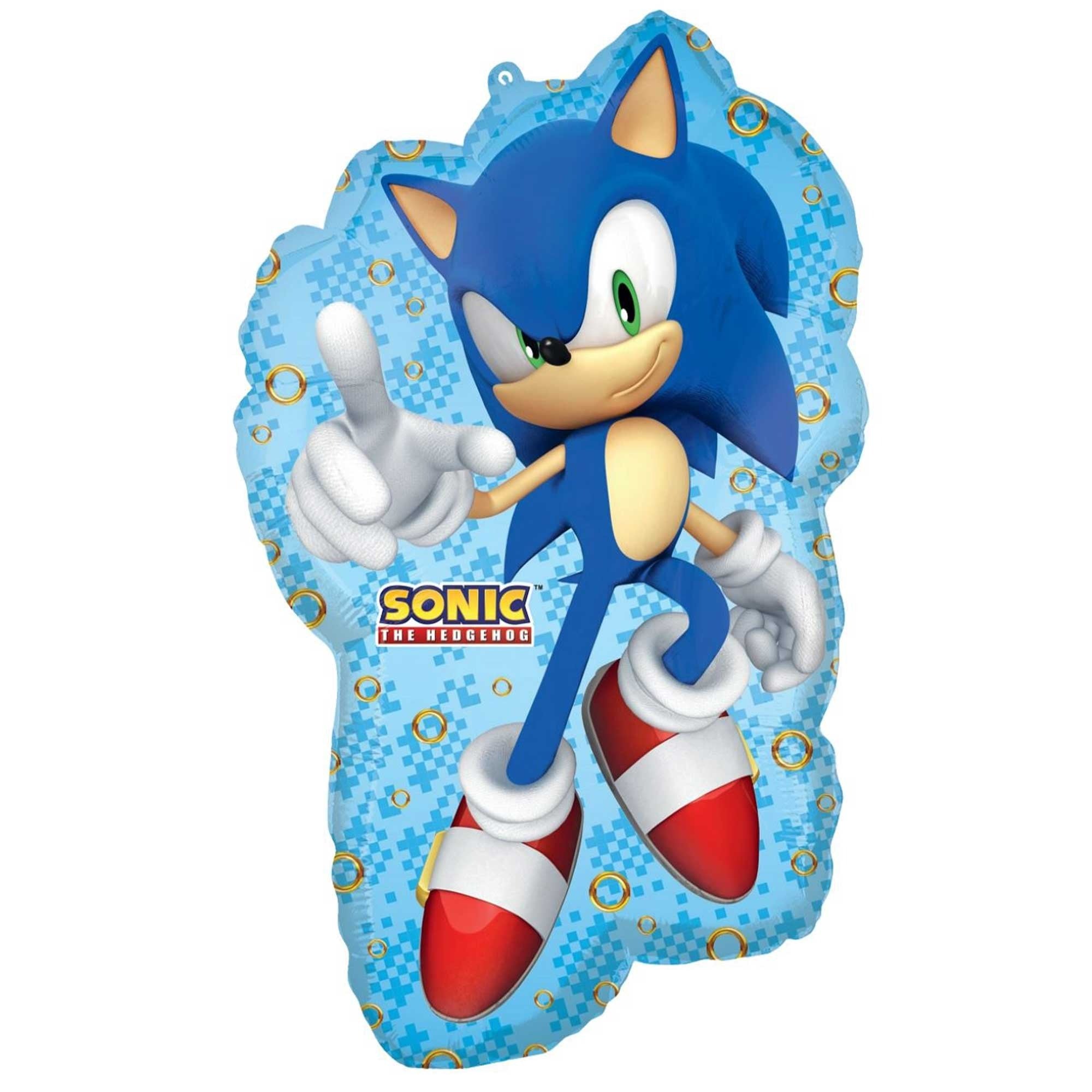 SuperShape Sonic Foil Balloon *Excludes Helium image 0