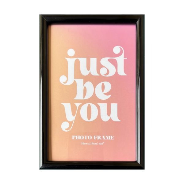 EasyFrame 4x6 Inch Black Photo Frame image 0