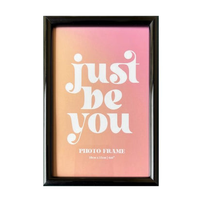 EasyFrame 4x6 Inch Black Photo Frame image 0