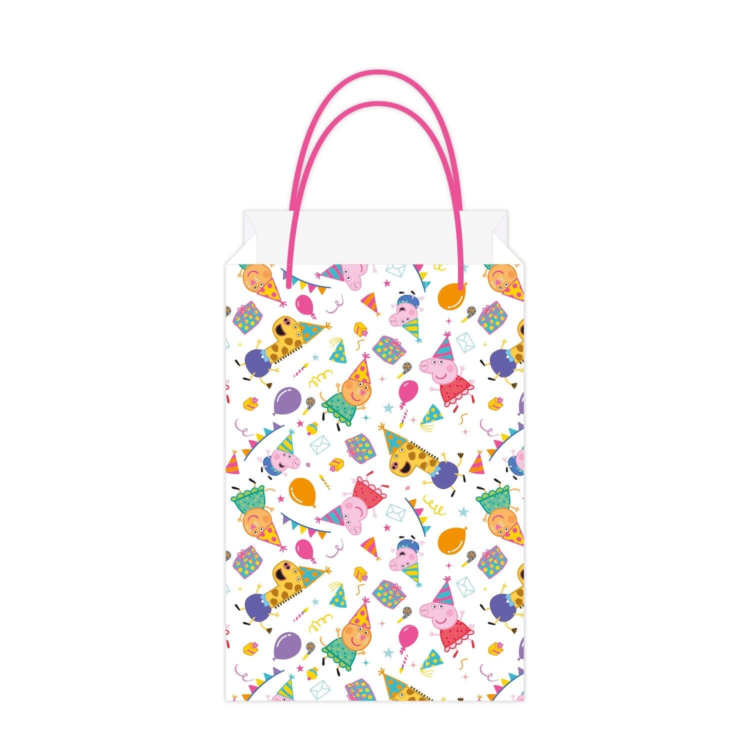 8 Peppa's Party Kraft Bags image 0