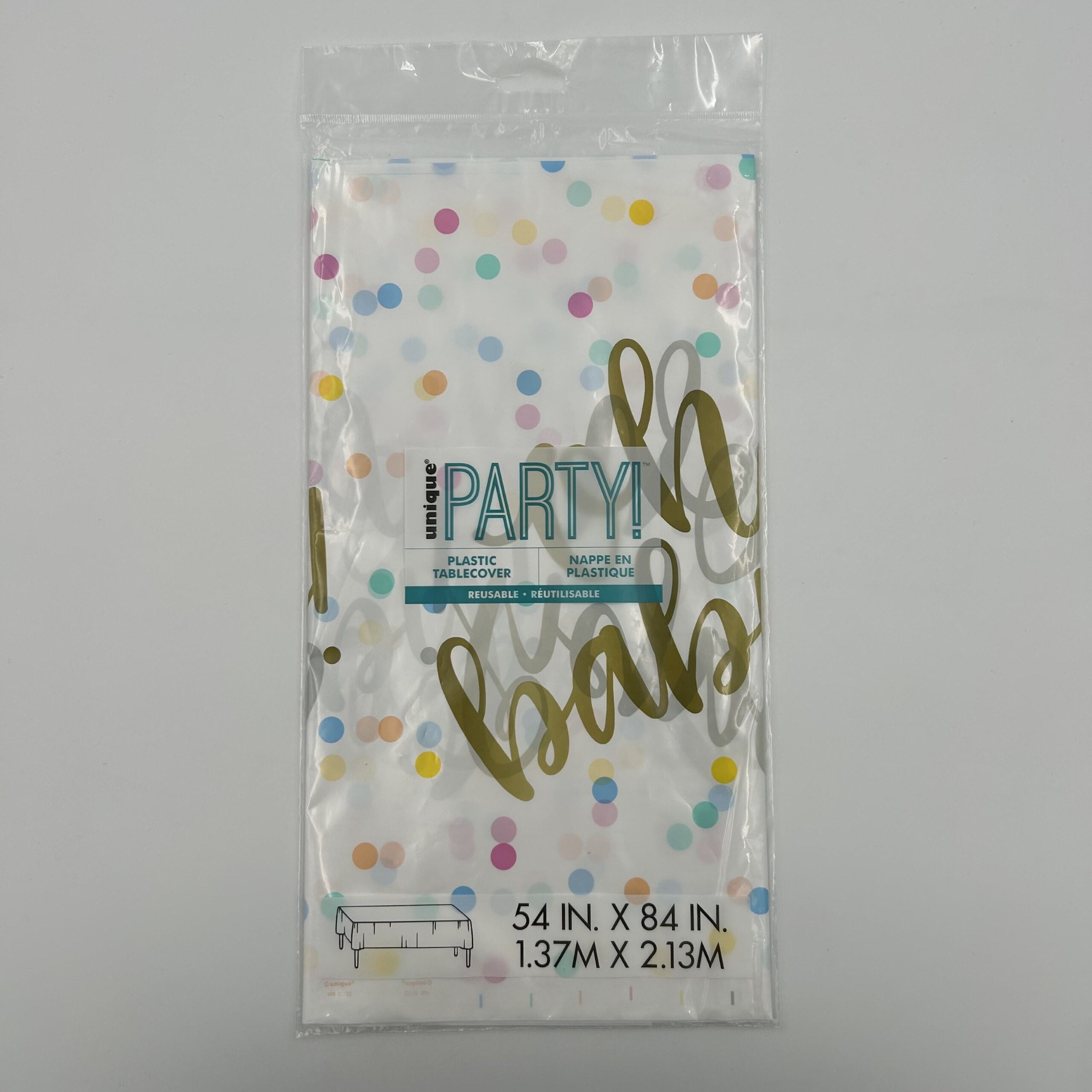 Oh Baby Printed Rectangle Table Cover 137cm x 274cm (54" x 108") image 0