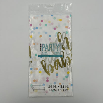 Oh Baby Printed Rectangle Table Cover 137cm x 274cm (54" x 108") image 0