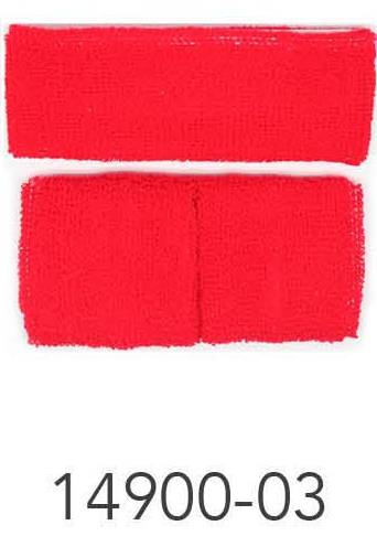 Headband &amp; Wristband Set (Red) image 0