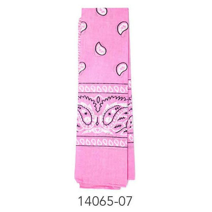 Bandana (Paisley) (Light Pink)Cotton image 0