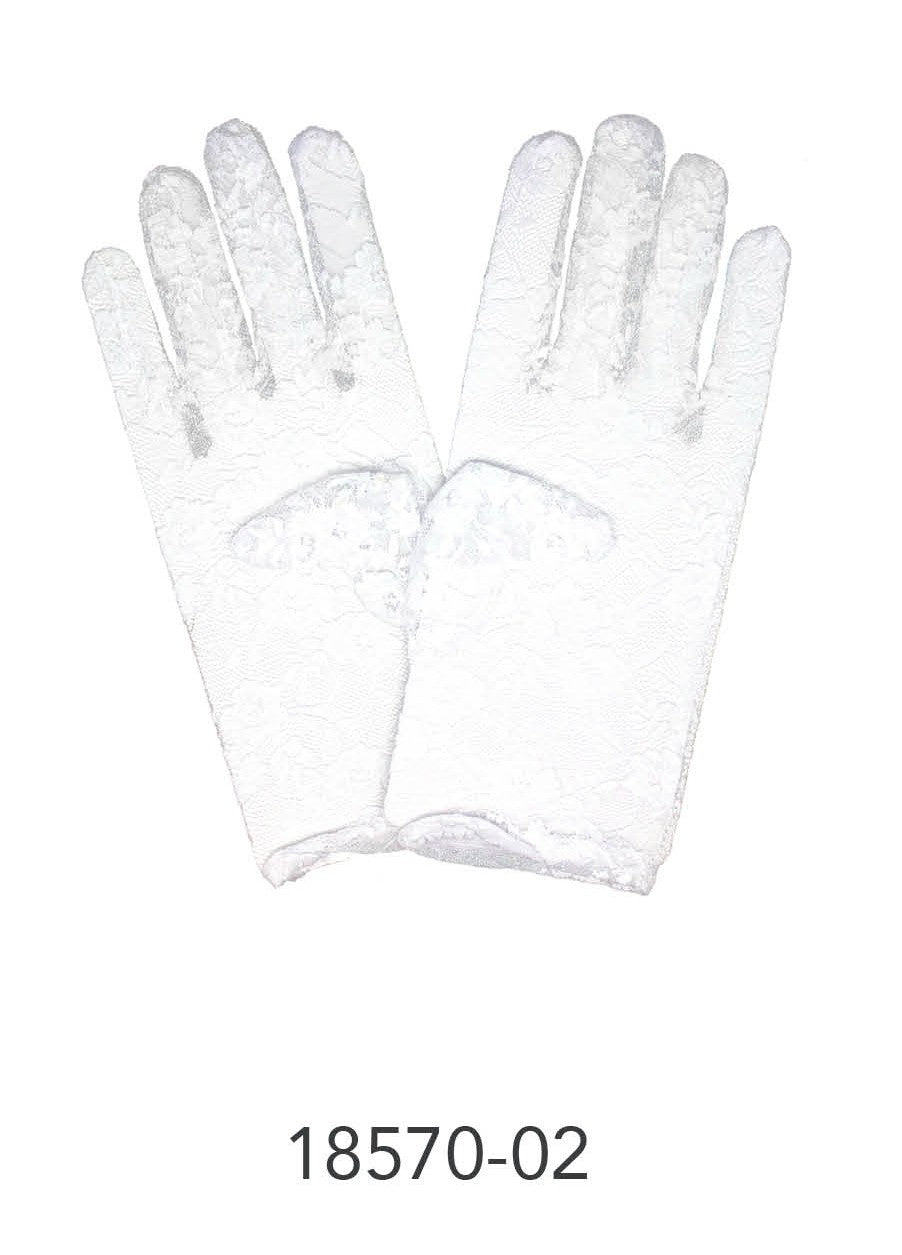Lace Glove (Short) (White) image 0