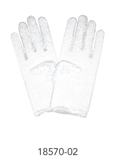 Lace Glove (Short) (White) image 0
