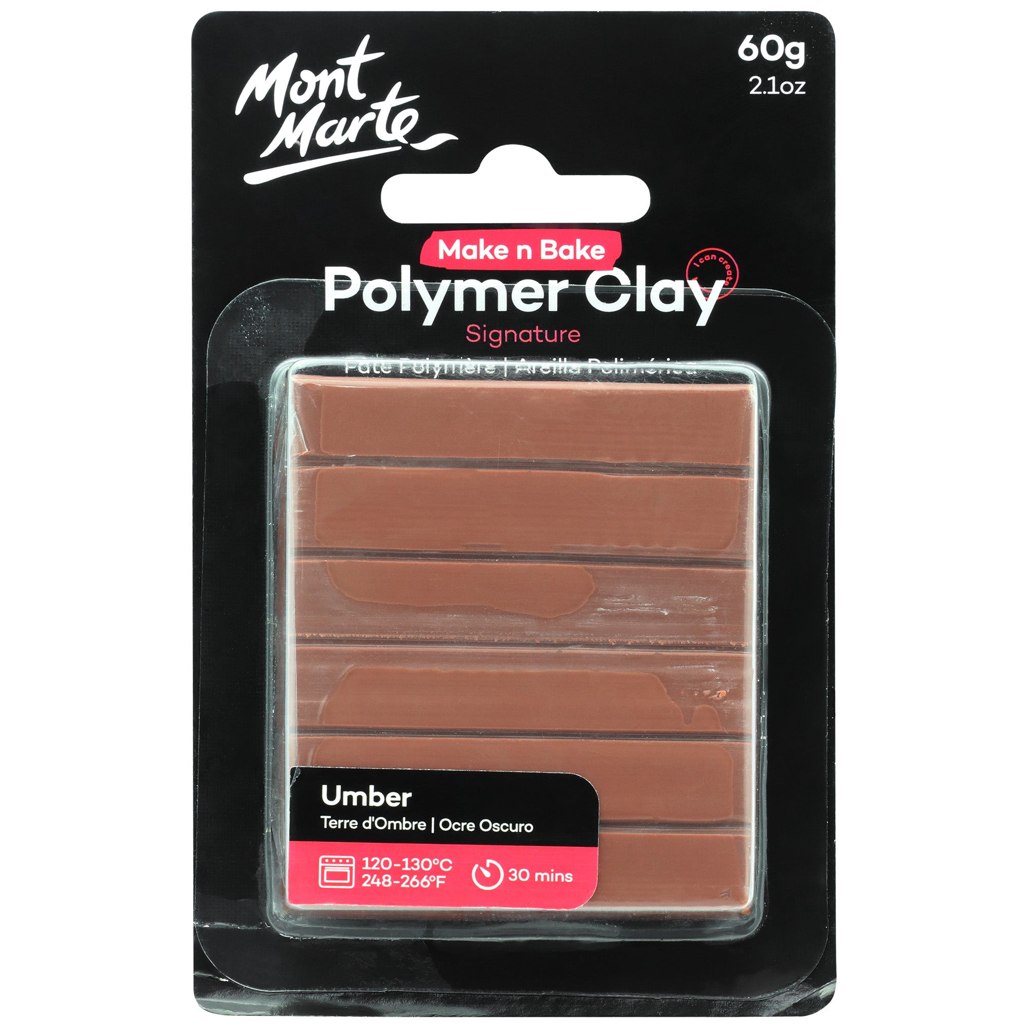 Make n Bake Polymer Clay 60g - Umber image 0